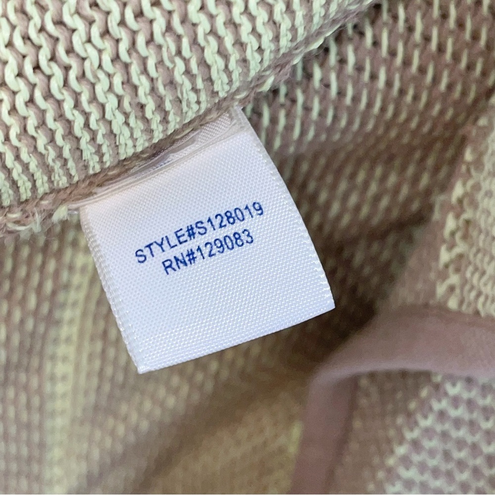 Rebecca Minkoff | Sweater Cardigan Women’s Size XS Yellow Tan Stripe - Picture 4 of 6